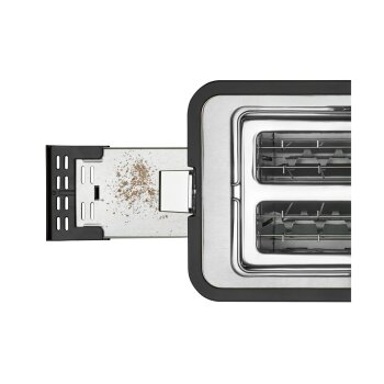SILVERCREST® Doppelschlitz-Toaster STC 850 E5, schwarz - B-Ware Transportschaden Kosmetisch