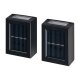 LIVARNO® LED-Solar-Außenwandleuchten, 2 Stück - B-Ware neuwertig