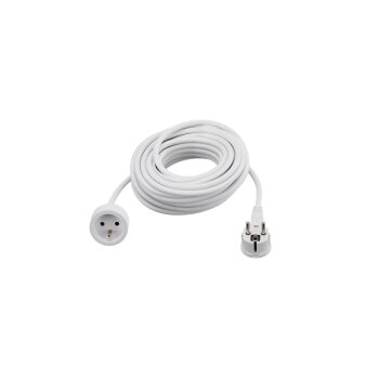 TRONIC® Verlängerungskabel, 10 m, weiß -...