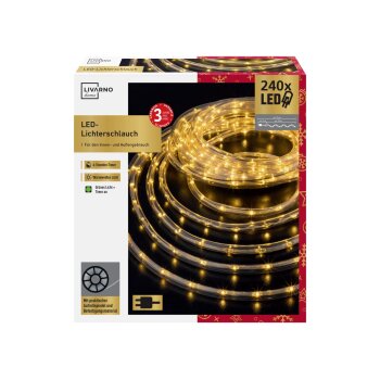 LIVARNO home LED-Lichterschlauch, 10 m, warmweiß - B-Ware sehr gut