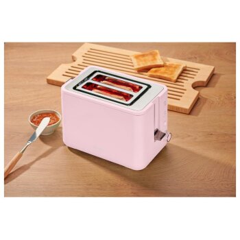 SILVERCREST® Toaster STC 850 E5, hellrosa - B-Ware neuwertig
