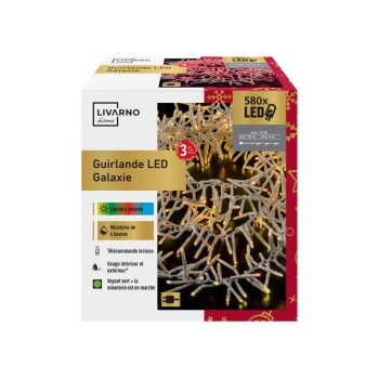 LIVARNO home LED-Galaxielichterkette - B-Ware sehr gut
