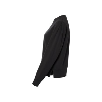 esmara® Damen Sweatpullover, mit Baumwolle (Schwarz, XS(32/34)) - B-Ware neuwertig