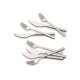ECHTWERK Pizzabesteck Set "Bari" (8tlg, Silber) - B-Ware neuwertig