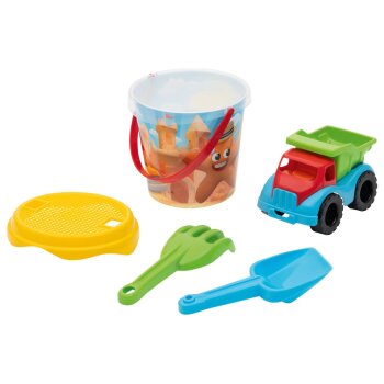 LUPILU® Sandspielzeug mit Eimer / Lastwagen /...