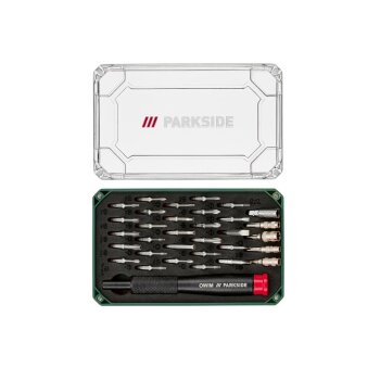 PARKSIDE® Präzisionsschraubendreher-Set, 33-teilig / Feinmechanikerzangen-Set, 5-teilig (Präzisions-Schraubendreher-Set) - B-Ware neuwertig