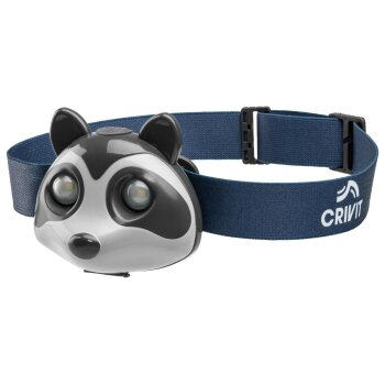 CRIVIT Kinder-Stirnlampe, Waschbär - B-Ware gut
