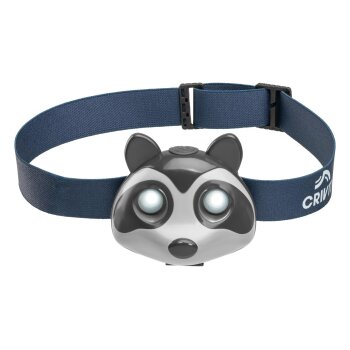 CRIVIT Kinder-Stirnlampe, Waschbär - B-Ware gut