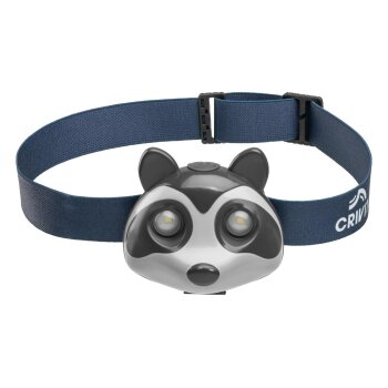 CRIVIT Kinder-Stirnlampe, Waschbär - B-Ware gut