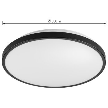 LIVARNO® LED-Badleuchte, Ø 33 cm - B-Ware