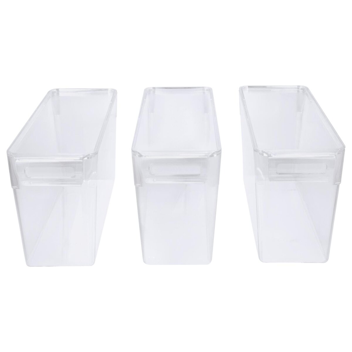 SILVERCREST® Kühlschrank-Organizer mit Deckel, 3er Set, 3,4 L