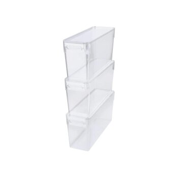 SILVERCREST® Kühlschrank-Organizer mit Deckel, 3er Set, 3,4 L - B-Ware