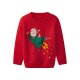 lupilu® Kinder-Premium-Weihnachtspullover mit LED-Effekt und Musik / Kinder-Premium-Weihnachtspullover mit LED-Effekt (Rot, 110/116) - B-Ware sehr gut