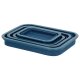 SILVERCREST® Frischhaltedosen-Sets mit Klickverschluss Silikon (Rechteck 4tlg.) - B-Ware neuwertig