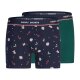 Happy Shorts Boxershorts, 2er-Pack, XL, grün/blau - B-Ware sehr gut