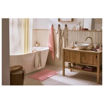 LIVARNO® Frottier-Duschtuch, 70 x 140 cm (Pink) - B-Ware neuwertig