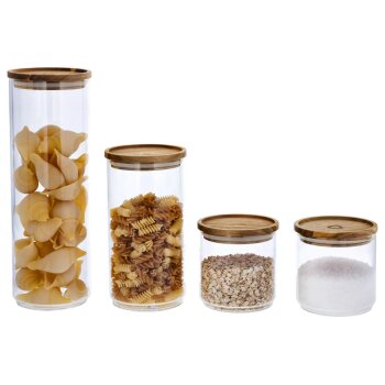 SILVERCREST® Glas-Vorratsdosen - B-Ware neuwertig
