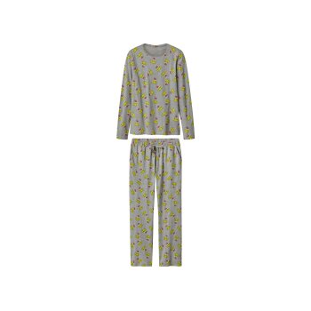 Grinch Damen-Pyjama, XS, grau - B-Ware neuwertig