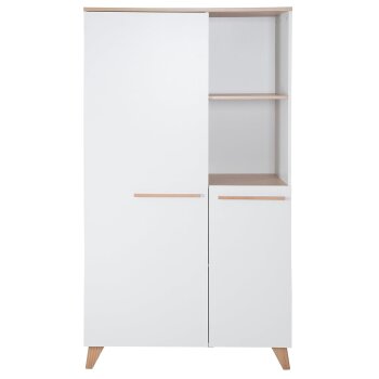 roba Kleiderschrank Leon, 2-türig, Weiß /...