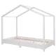 roba Hausbett, mit Lattenrost,  70 x 140 cm, Holz weiß - B-Ware Transportschaden