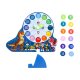 LUPILU® Steckpuzzle-Uhr / Magnet-/Schreibtafel (Stapelpuzzle-Uhr) - B-Ware sehr gut