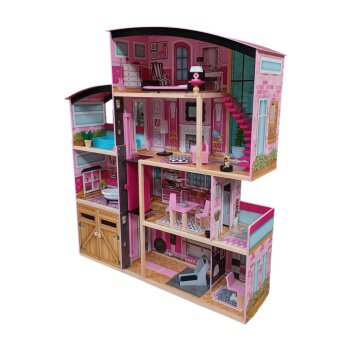 KidKraft Puppenhaus Shimmer Mansion, mit 8 Räumen - B-Ware Transportschaden Kosmetisch