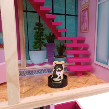 KidKraft Puppenhaus Shimmer Mansion, mit 8 Räumen - B-Ware Transportschaden Kosmetisch