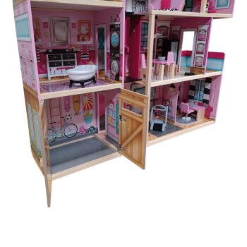 KidKraft Puppenhaus Shimmer Mansion, mit 8 Räumen - B-Ware Transportschaden Kosmetisch