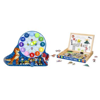 LUPILU® Steckpuzzle-Uhr / Magnet-/Schreibtafel - B-Ware