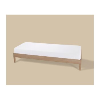 LIVARNO® Jersey-Spannbettlaken, 90-100 x 200 cm (Weiß) - B-Ware neuwertig