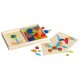 LUPILU® Regenbogen-Stapelwürfel / Regenbogen-Legespiel / Regenbogen-Stecktürme / Mosaik-Spiel (Mosaik Spiel) - B-Ware neuwertig