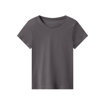 LUPILU® Kleinkinder T-Shirts, 3 Stück, aus reiner Baumwolle (hellrosa/beige/dunkelgrau, 110/116) - B-Ware neuwertig