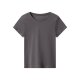 LUPILU® Kleinkinder T-Shirts, 3 Stück, aus reiner Baumwolle (hellrosa/beige/dunkelgrau, 110/116) - B-Ware neuwertig