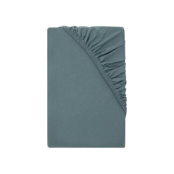 LIVARNO® Jersey-Spannbettlaken, 90-100 x 200 cm (türkis) - B-Ware neuwertig