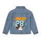 Disney Kleinkinder Jeansjacke, mit großem Rückenprint, 122/128. Mickey - B-Ware neuwertig