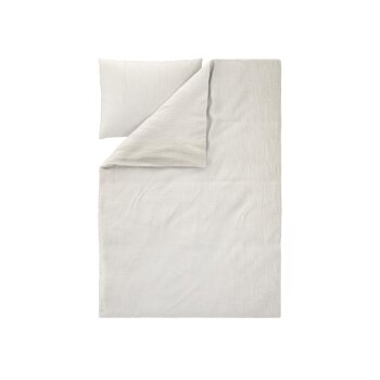 LIVARNO® Musselin-Bettwäsche, 140 x 200 cm, 70 x 90 cm, weiß - B-Ware neuwertig