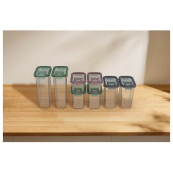 SILVERCREST® Vorratsdosen-Set, 8 Stück - B-Ware