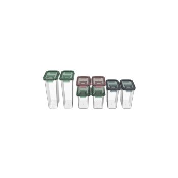 SILVERCREST® Vorratsdosen-Set, 8 Stück - B-Ware