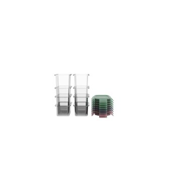 SILVERCREST® Vorratsdosen-Set, 8 Stück - B-Ware