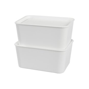 W5 Boxen mit Deckeln, 17,5x13x8 cm / ca. 1,2 L - B-Ware...
