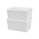 W5 Boxen mit Deckeln, 6 x 1,2 l - B-Ware neuwertig