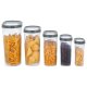 SILVERCREST® Vorratsdosen-Set, 5-teilig (Grau) - B-Ware sehr gut