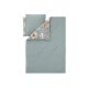LIVARNO® Mikrofaser-Satin-Bettwäsche, 220 x 200 cm, Blumen - B-Ware sehr gut