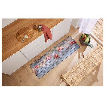LIVARNO® Küchenläufer, 50 x 150 cm, Sterne - B-Ware neuwertig