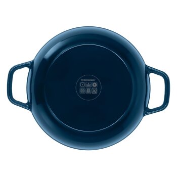 SILVERCREST® Premium-Gusseisenservierpfanne, Ø 25 cm (Blau) - B-Ware sehr gut