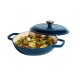 SILVERCREST® Premium-Gusseisenservierpfanne, Ø 25 cm (Blau) - B-Ware sehr gut