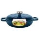 SILVERCREST® Premium-Gusseisenservierpfanne, Ø 25 cm (Blau) - B-Ware sehr gut