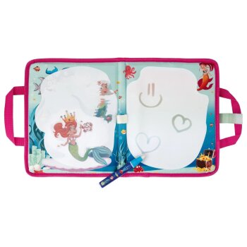 LUPILU® Reise-Wassermalmatte mit Wasserstift (Meerjungfrau) - B-Ware sehr gut