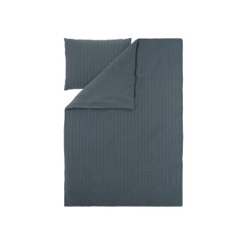 LIVARNO® Wendebettwäsche aus Bambusviskose Premium, 140 x 200 cm, blau - B-Ware neuwertig