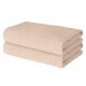 LIVARNO® Frottier-Handtücher, 2 Stück (Beige) - B-Ware neuwertig